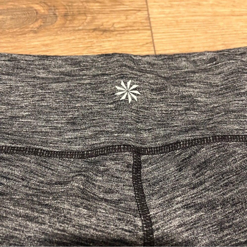 Athleta Chaturanga Capri Leggings Heathered Gray - Picture 4 of 12